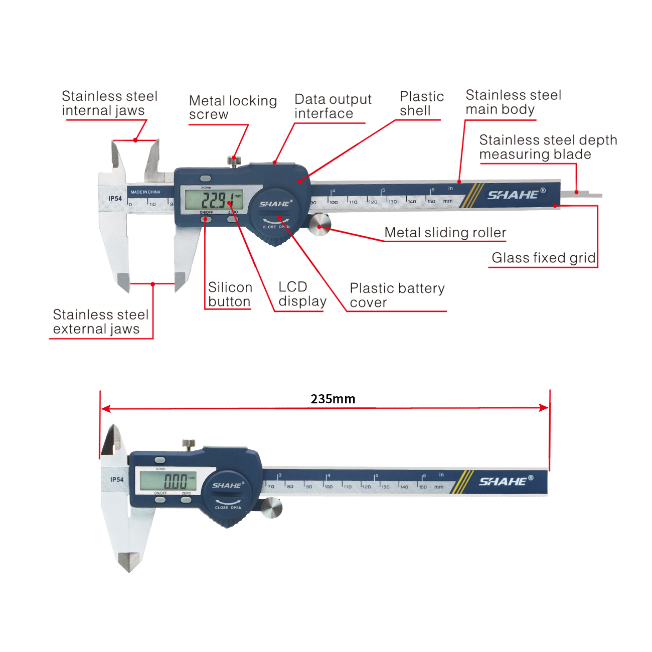 Calibrador Digital de Acero In - Digital Caliper 150Mm Stainless Steel reseña y precio
