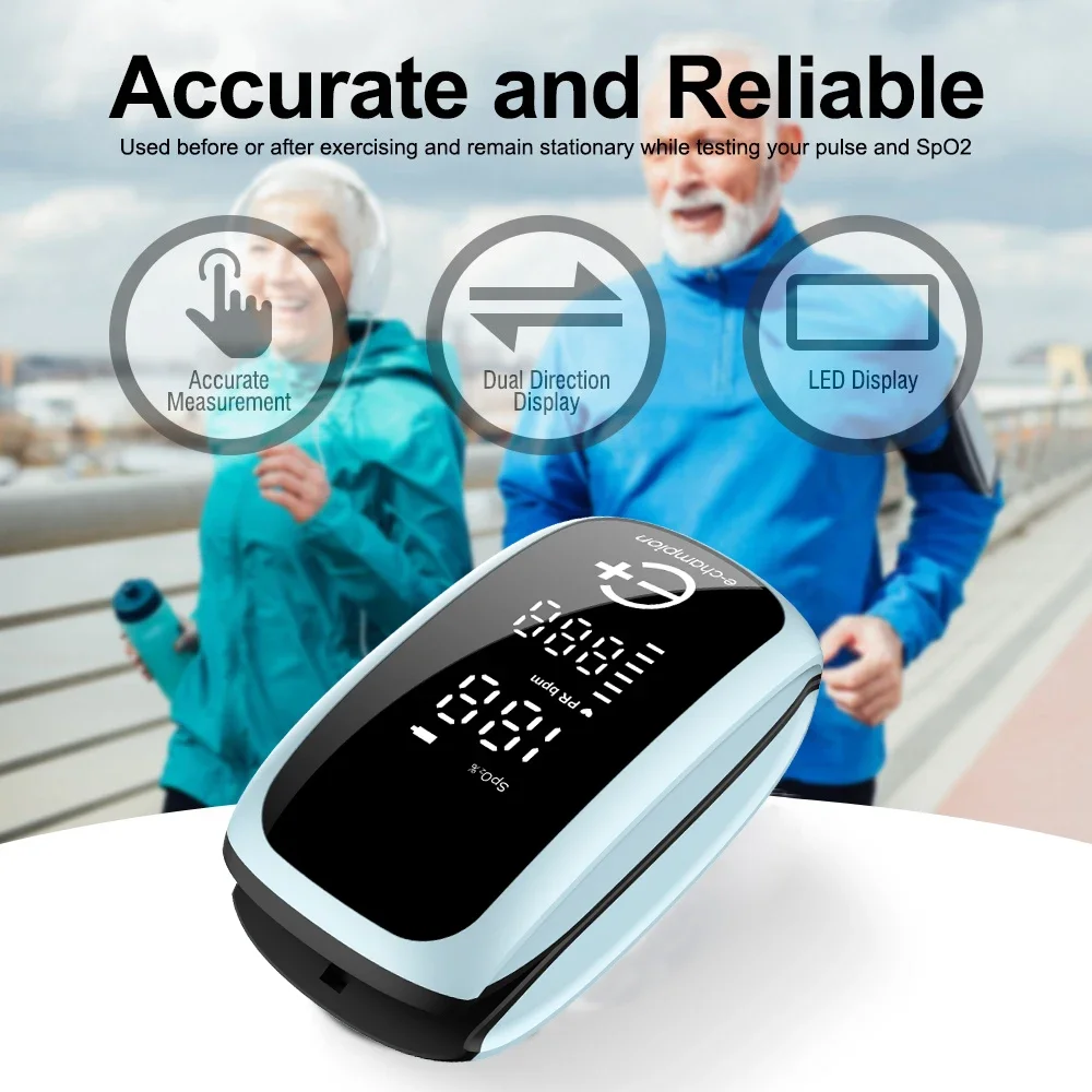 Oxímetro Médico Recargable con - Pulse Oximeter Fingertip Rechargeable reseña y precio
