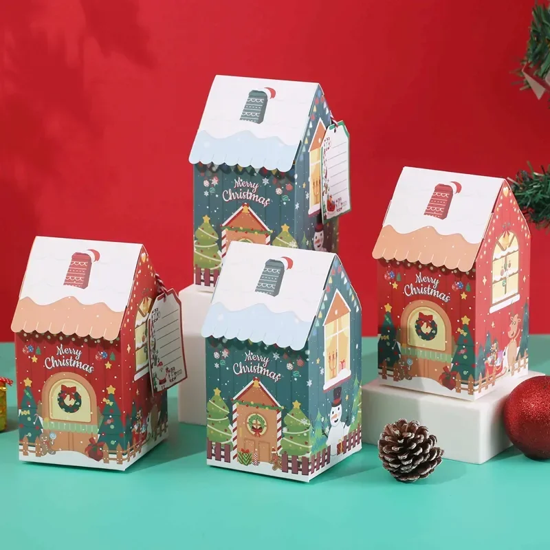 1-40PCS Caja de Regalo Casa de - Packaging reseña y precio